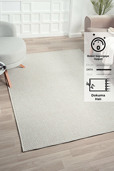 Konfor Halı Rusticana 3106 Naturel Jüt Halı Modern Örme Kilim Rusticana_3106