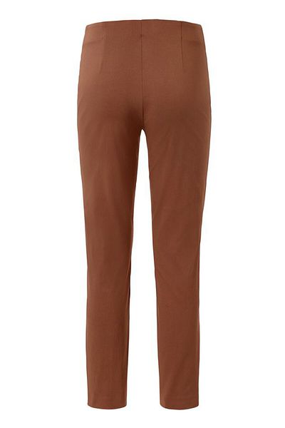 Tchibo Women Stretch Fit Plain Dress Pants, Brown
