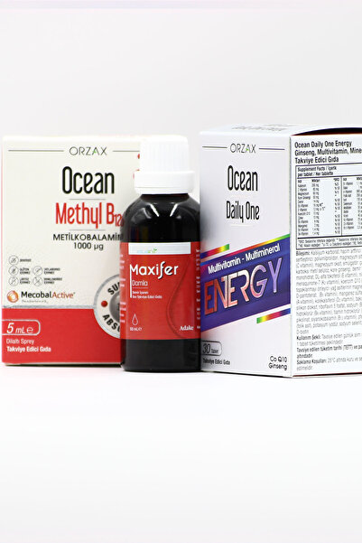 Ocean Triple Support Package – Methyl B12, Daily One and Maxifer Drop