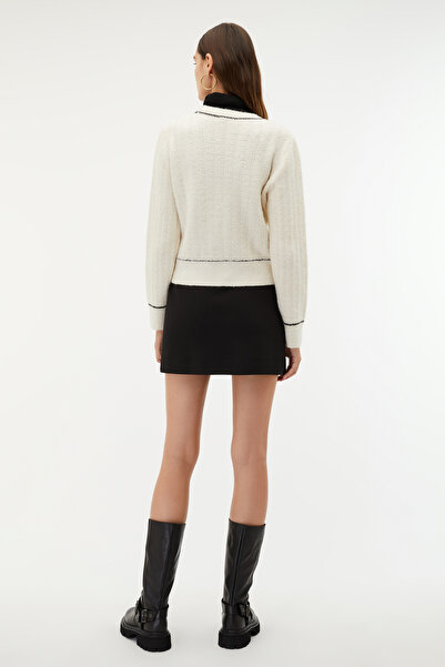 Mudo Stripe Detailed Cardigan