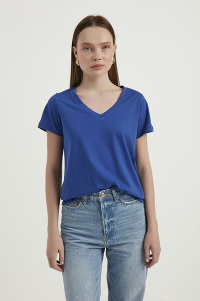 Hiccup Tricou de bază cu decolteu în V