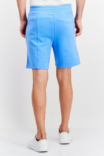 Tribe of 6 Men Plain Basic Shorts, Blue