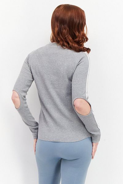 adidas Women Sportswear Fit Brand Logo Training Sweatshirts, Grey