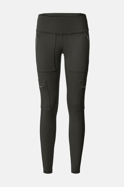 Tchibo Women Sportswear Fit Outdoor Thermal Tights, Dark Olive