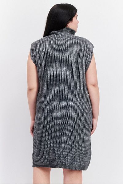 Fire & Glory Women Cable Knit Sweater Dress, Grey