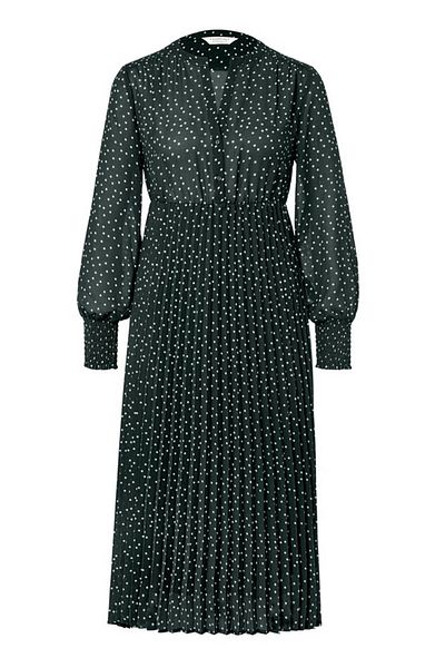 Tchibo Women Polka Dot Midi Dress, Dark Green