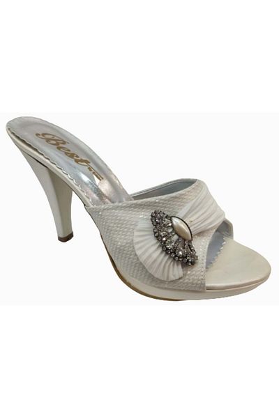 Kids Club Shoes Yg-0001 Model Cei mai buni papuci de mireasa albi