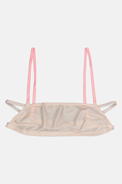 Etam Women Pain Non Padded Bra, Beige