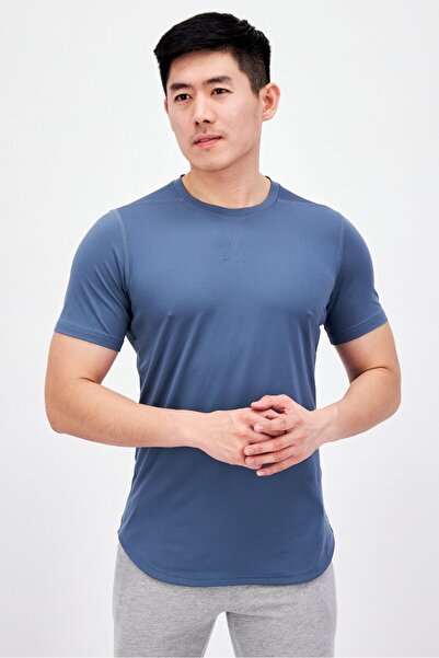 Puma Men Sportswear Fit Short Sleeves Training T-Shirt, Slate Blue