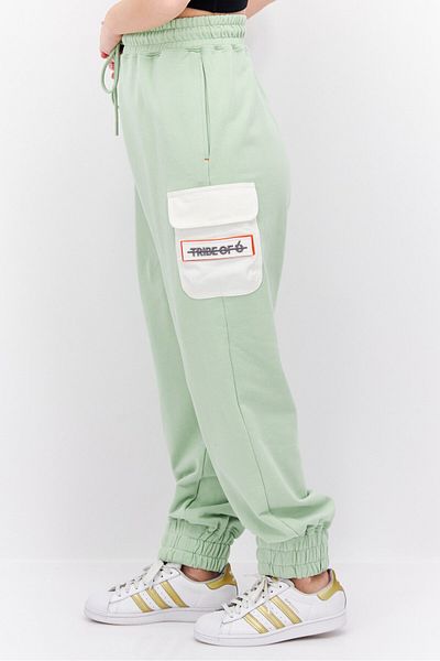 Tribe of 6 Women Sportswear Fit Training Sweatpants, Light Green