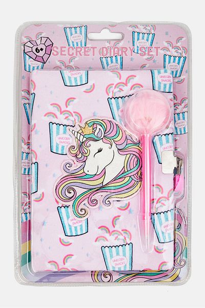 Votum Dairy With Pen, Pink Combo