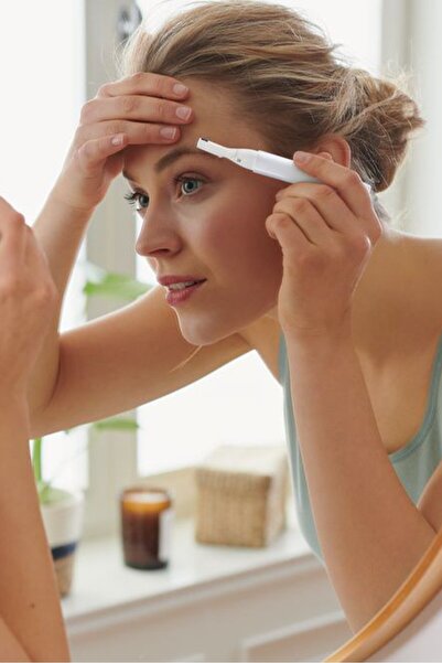 Tchibo Electrical Eyebrow Trimmer, Light Grey