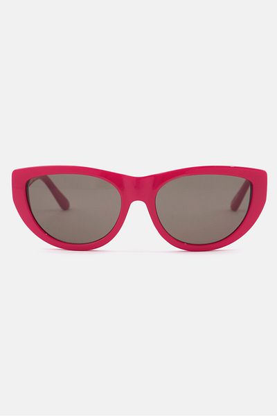 Roxy نظارة شمسية نسائية Erjey03052 بتصميم عين القطة، لون أحمر