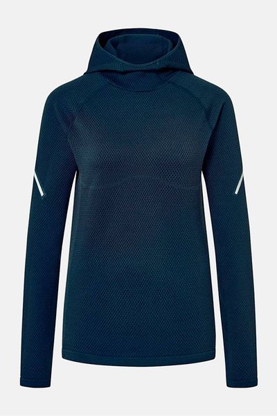 Tchibo Women Sportswear Fit Long Sleeve Running Hoodies, Navy