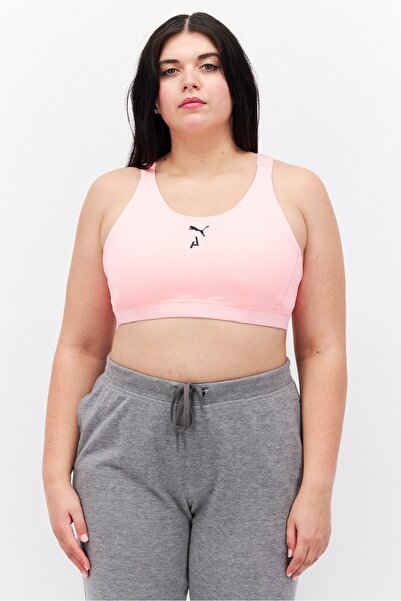 Puma Women Sportswear Fit Sleeveless Training Bra, Pink