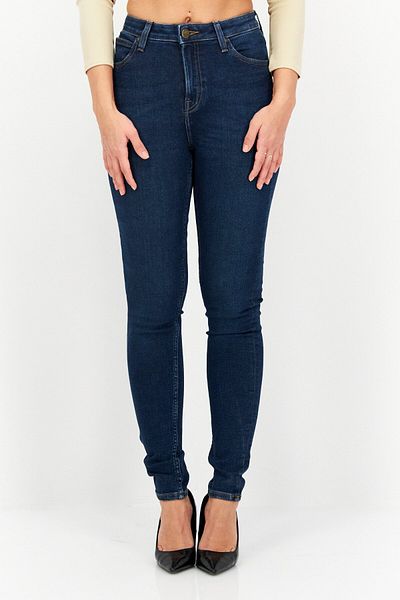 Lee Women Super Skinny High Waist Jeans, Blue