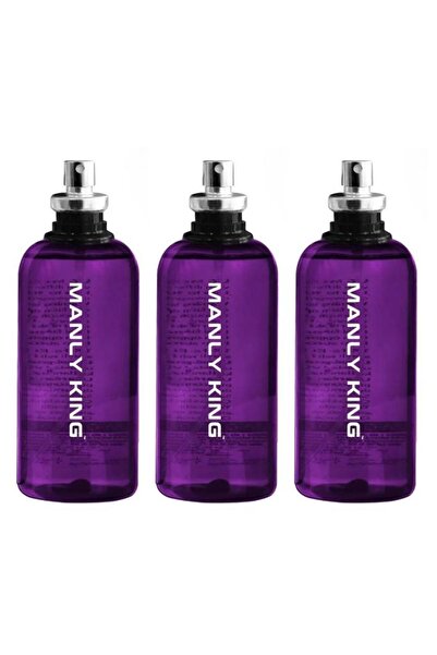 Manly King EDC 125 Ml Erkek Parfüm 3 Adet