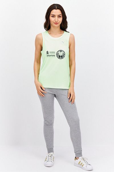 Puma Women Sportswear Fit Training Top, Lime Green