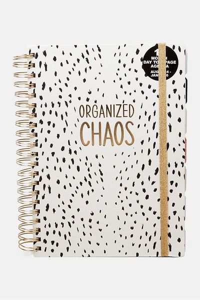 Votum 18 Month Agenda Planner, White Combo
