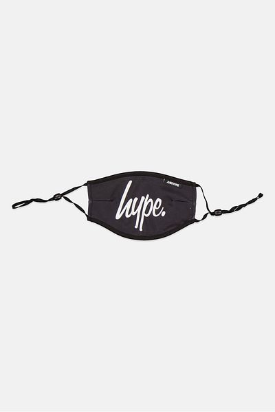 Hype Women 1 Pc Printed Face Mask, Black
