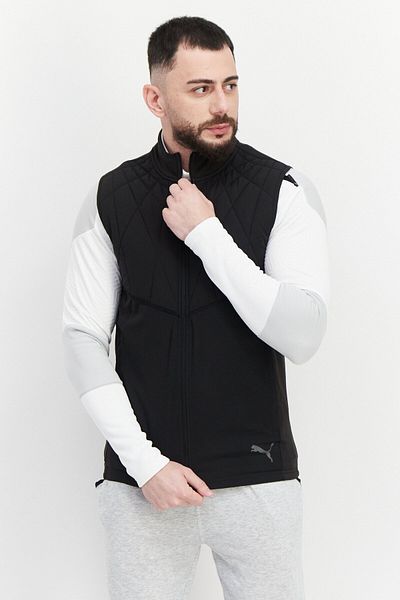 Puma Men Sportswear Brand Logo Training Vest, Black