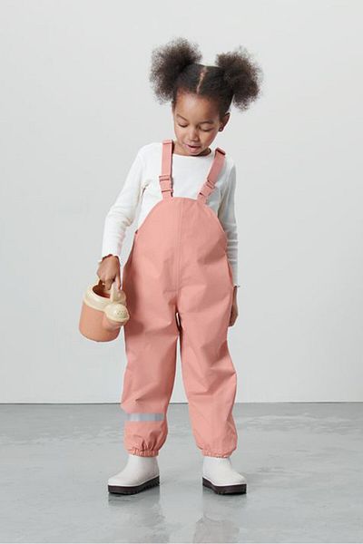 Tchibo Toddlers Girl Thermal Rain Trousers, Dusty Pink