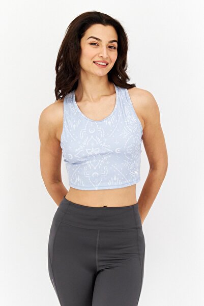 Puma Women Sportswear Fit Sleeveless Tank Top, Pale Blue