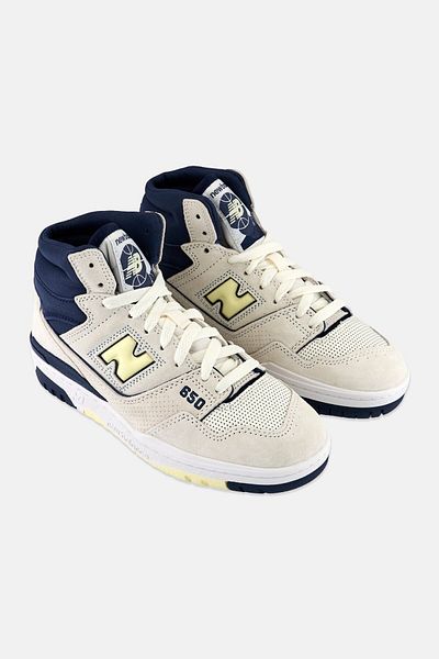 New Balance Men Bb650rvn Lace Up Training Shoes, Off White