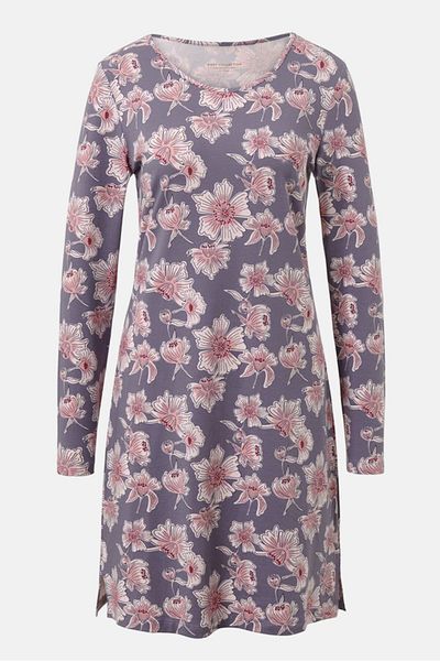 Tchibo Women Floral Print Night Dress, Multicolor