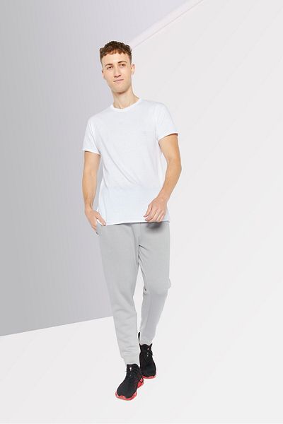 DKNY Sport Men Sportswear Drawstring Fit Training Track Pants, Silver