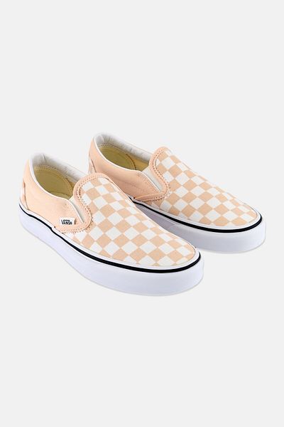 Vans Women Classic Slip On Shoes, Peach