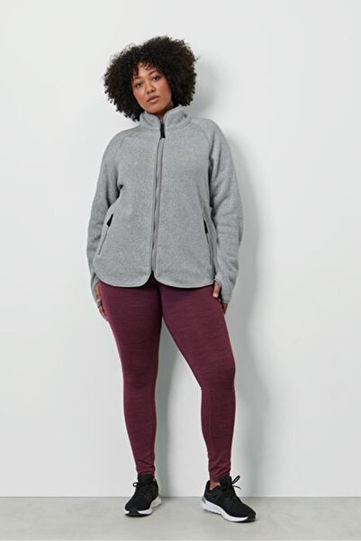 Tchibo شورت تدريب ضيق للنساء، لون عنابي