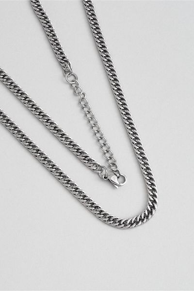 So CHIC... Knitted Model Steel Men's Necklace