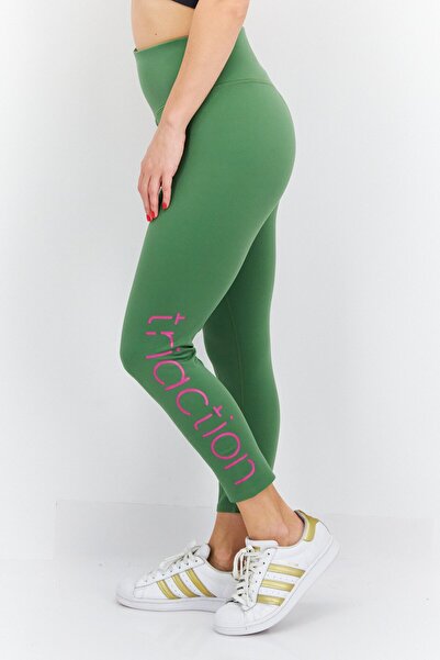Triumph Women 3/4th Plain Leggings, Green