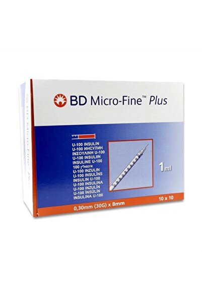 Bd 1 ML İnsülin Enjektörü 100 adet - 1 Kutu