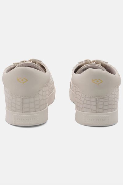 Katy Perry Women Medium The Rizzo Lace Up Casual Shoes, Ivory