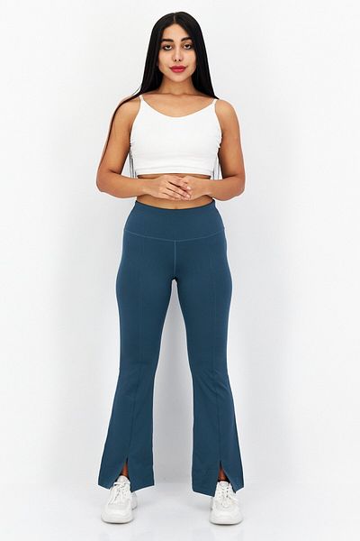 Tchibo Women Sportswear Fit Training Leggings, Green