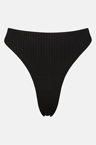 Cotton On Body بيكيني نسائي مضلع سهل الارتداء، أسود