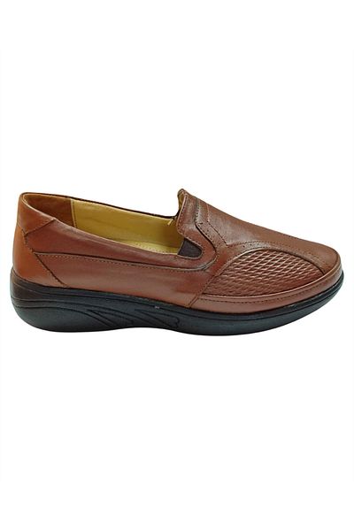 Riverland Z-57 Women's - Orthopedic Casual Shoes, Tan, Laceless