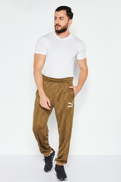 Puma Men Sportswear Fit Training Sweatpants, Olive Combo