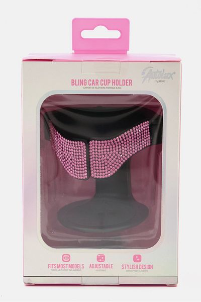 iWorld Bling Car Cup Holder, Pink