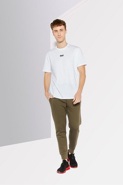 DKNY Sport Men Sportswear Fit Training Pants, Olive
