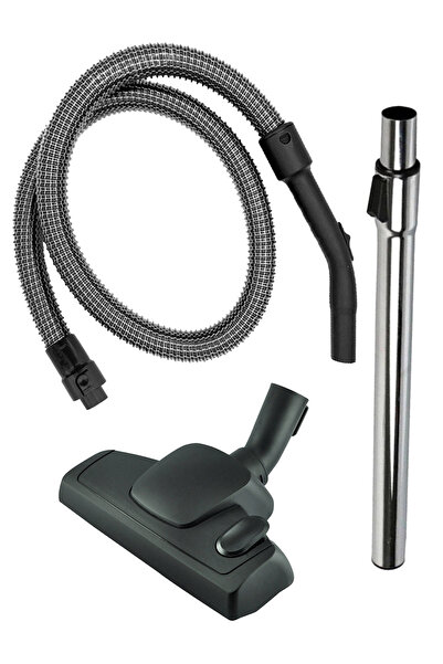 Marketto Arzum AR 454 خرطوم مكنسة كهربائية بأسلاك فولاذية متوافقة مع الماء، مجموعة كاملة من 3 قطع