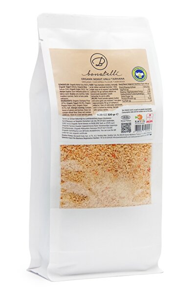 Bonatelli Organik Nohut Unlu Tarhana 320 G