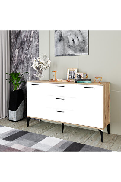 Kalender Dekor Almata Çok Amaçlı Dolap, Modern Konsol, Mutfak Dolabı, Şifonye...