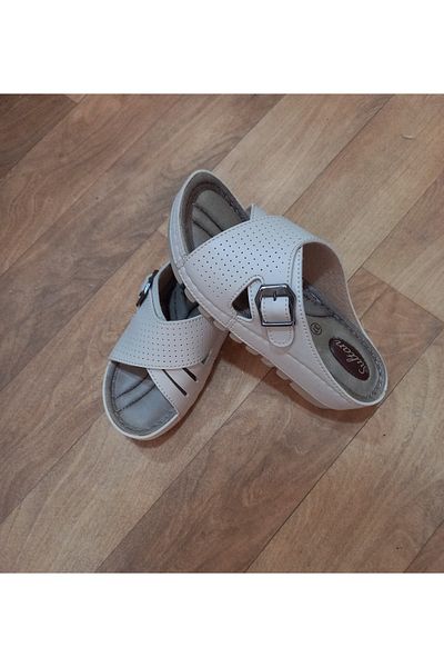 Sultan Apella Women's Cream Color Sultan Orthopedic Soft Sole Daily Stylish Slippers.