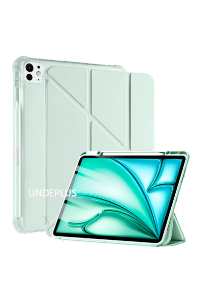UnDePlus iPad Pro 11inç M4/M5 Kılıf Kalem Şarj Bölmeli Case 2024/2025 Uyumlu