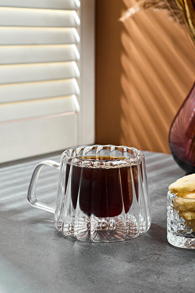 Perotti Stripe Short 200ml Çift Cidarlı Kupa