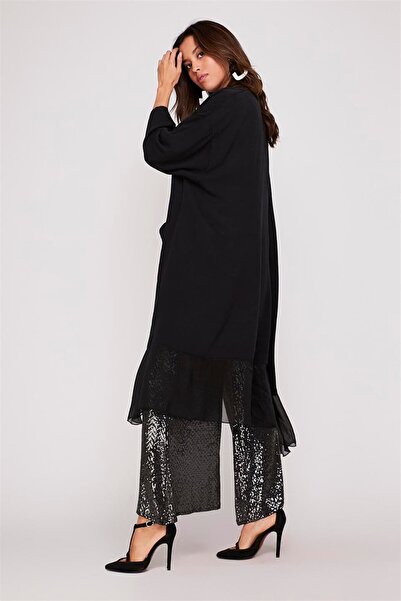 Bohem Stil Caftan și bluză oversize cu detalii din mătase italiană