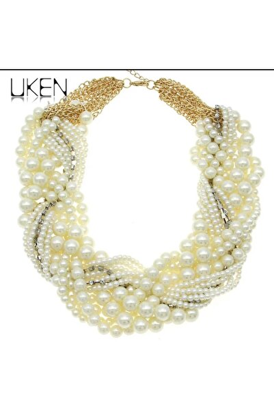 Generic Brand Stone Pearl Necklace to Complete Your Elegance